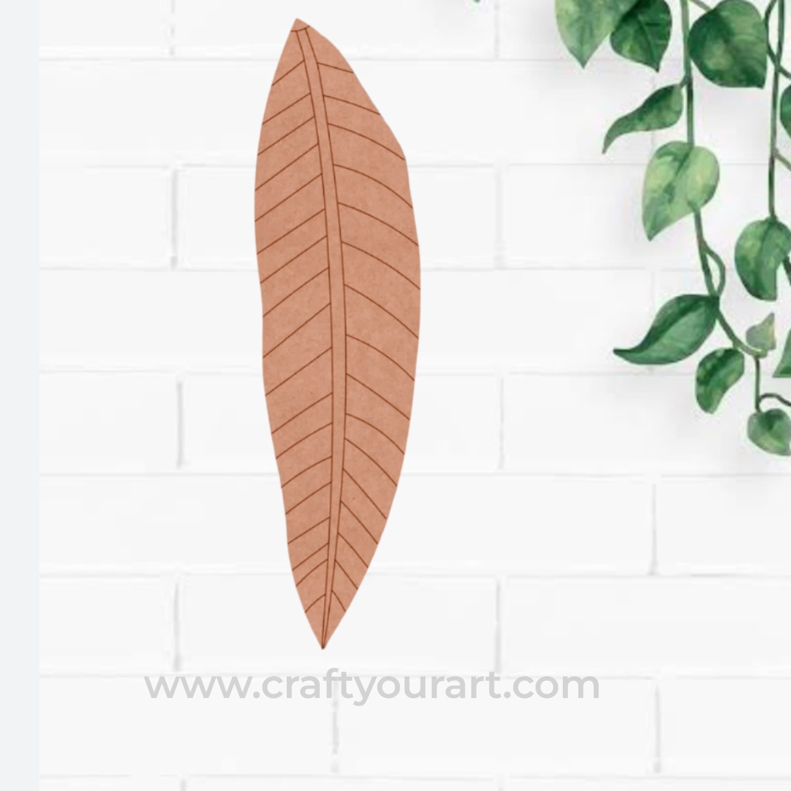 Leaf Pre Marked MDF Design 7