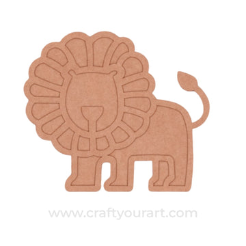 Lion Mosaic Art MDF Design 1