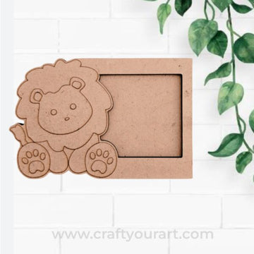 Lion Three Layered Photo Frame MDF Design 1
