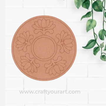 Lotus Diya Tealight Holder MDF Design 17