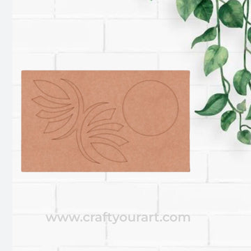 Lotus Diya Tealight Holder MDF Design 19