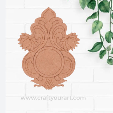 Lotus Diya Tealight Holder Pre Marked MDF Design 10