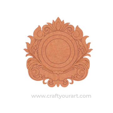 Lotus Floral Diya Tealight Holder Pre Marked MDF Design 2