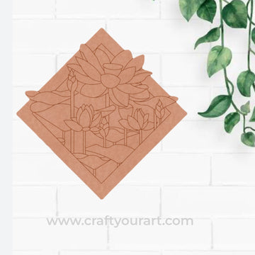 Lotus Pre Marked Base MDF Design 1