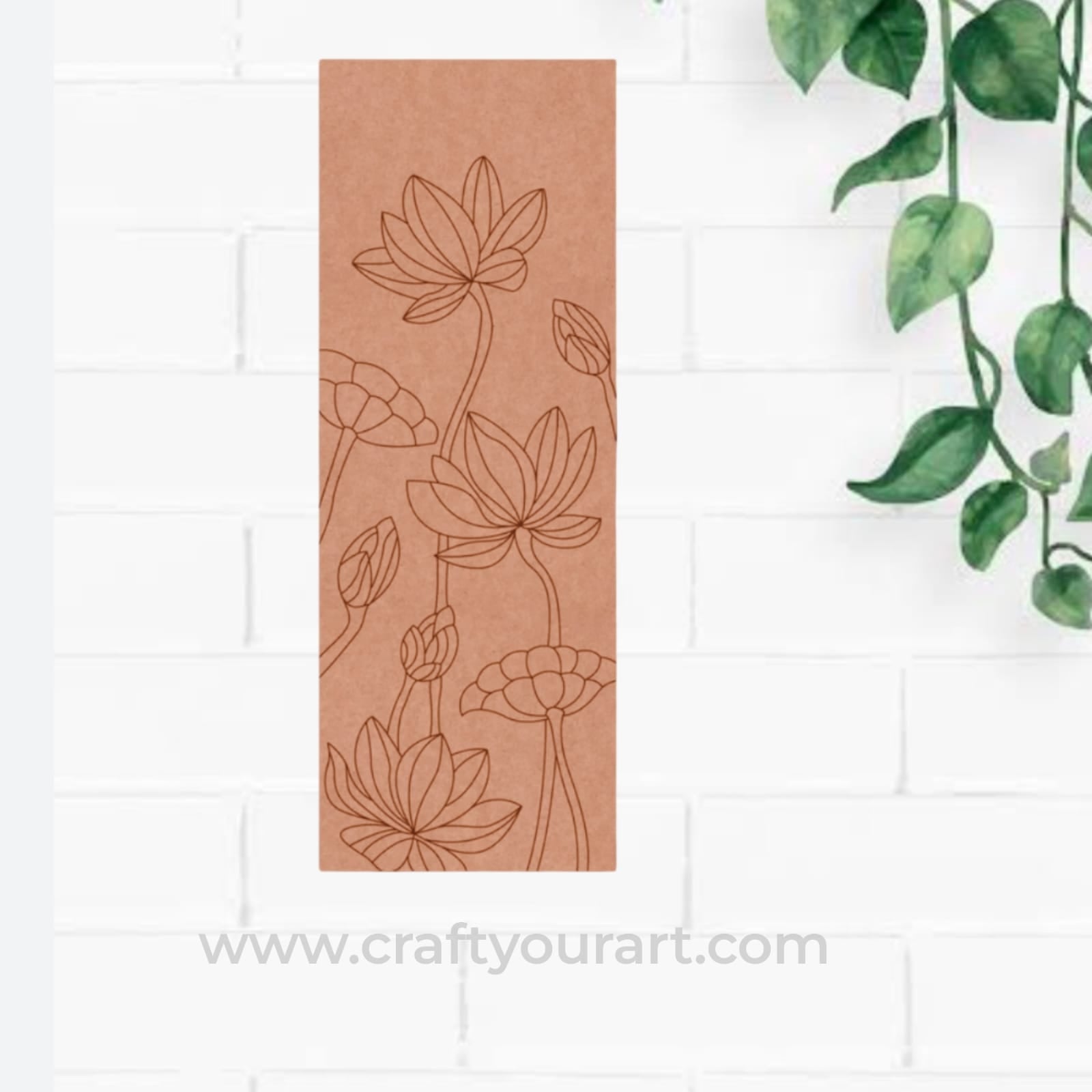 Lotus Pre Marked Base MDF Design 2