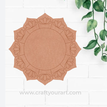 Lotus Pre Marked Base MDF Design 3