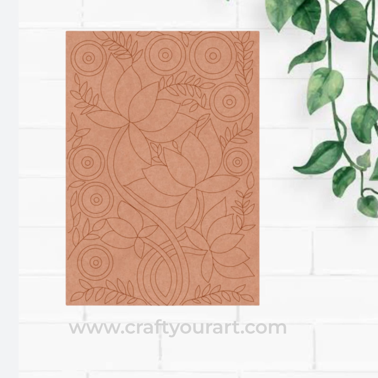 Lotus Pre Marked Base MDF Design 4