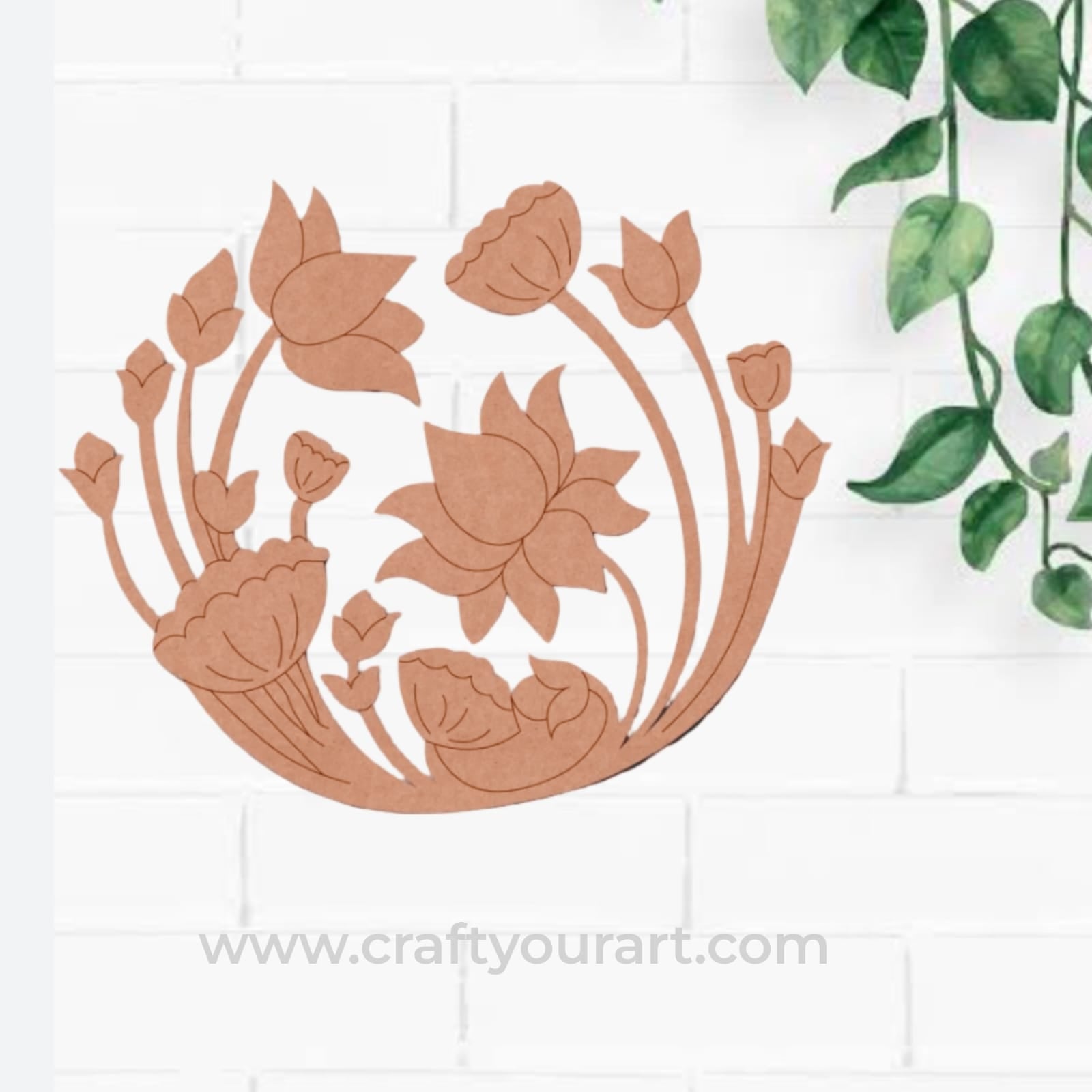 Lotus Pre Marked Base MDF Design 6