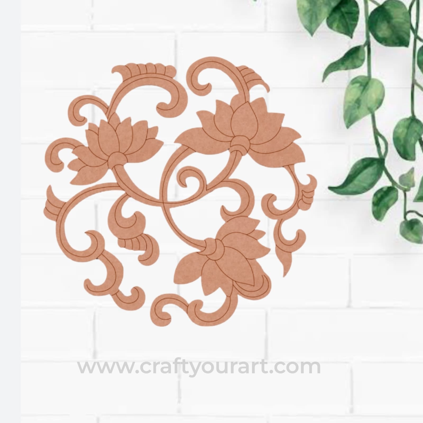 Lotus Pre Marked Base MDF Design 7