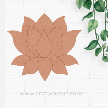 Lotus Pre Marked MDF Design 1
