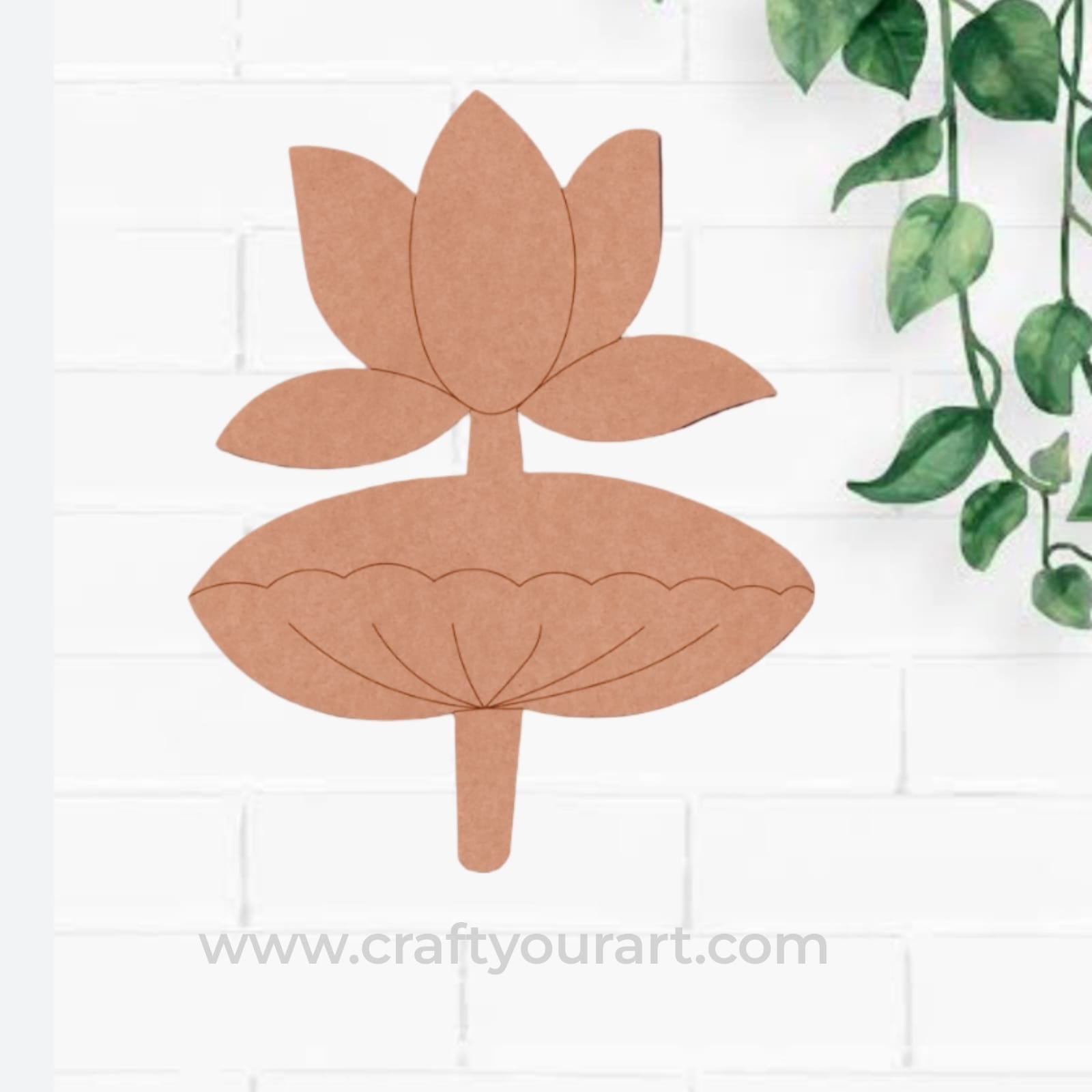 Lotus Pre Marked MDF Design 10