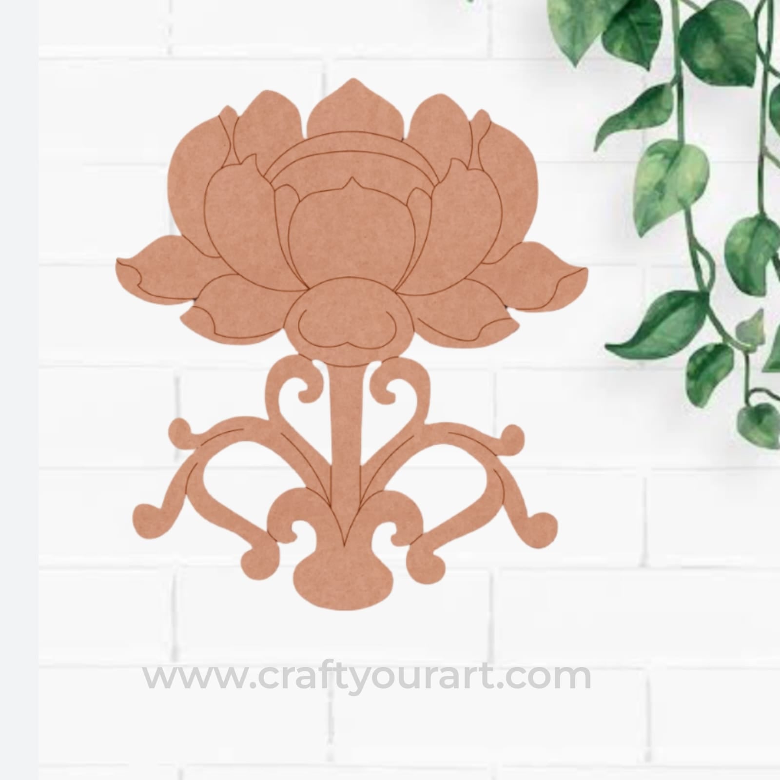 Lotus Pre Marked MDF Design 13