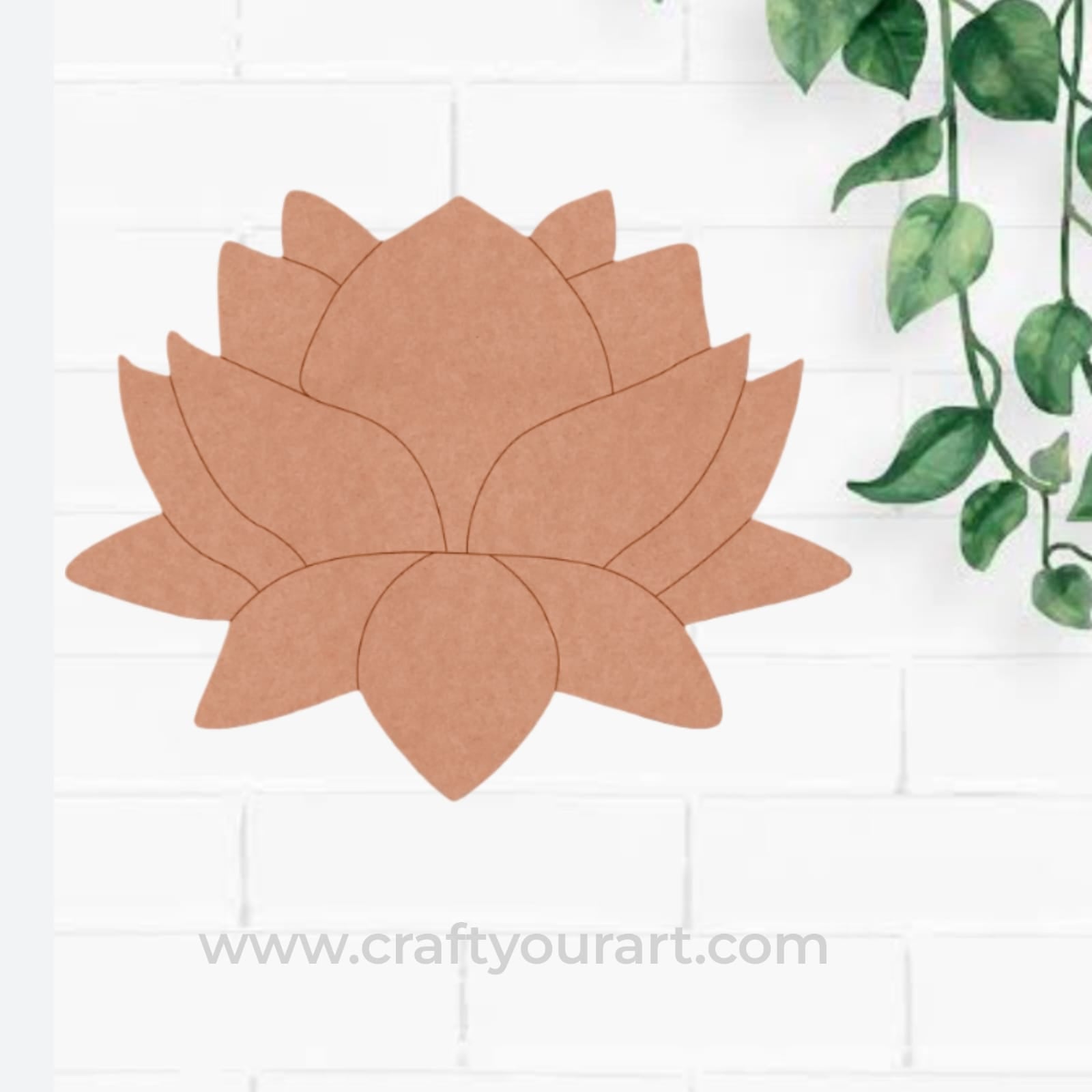 Lotus Pre Marked MDF Design 15