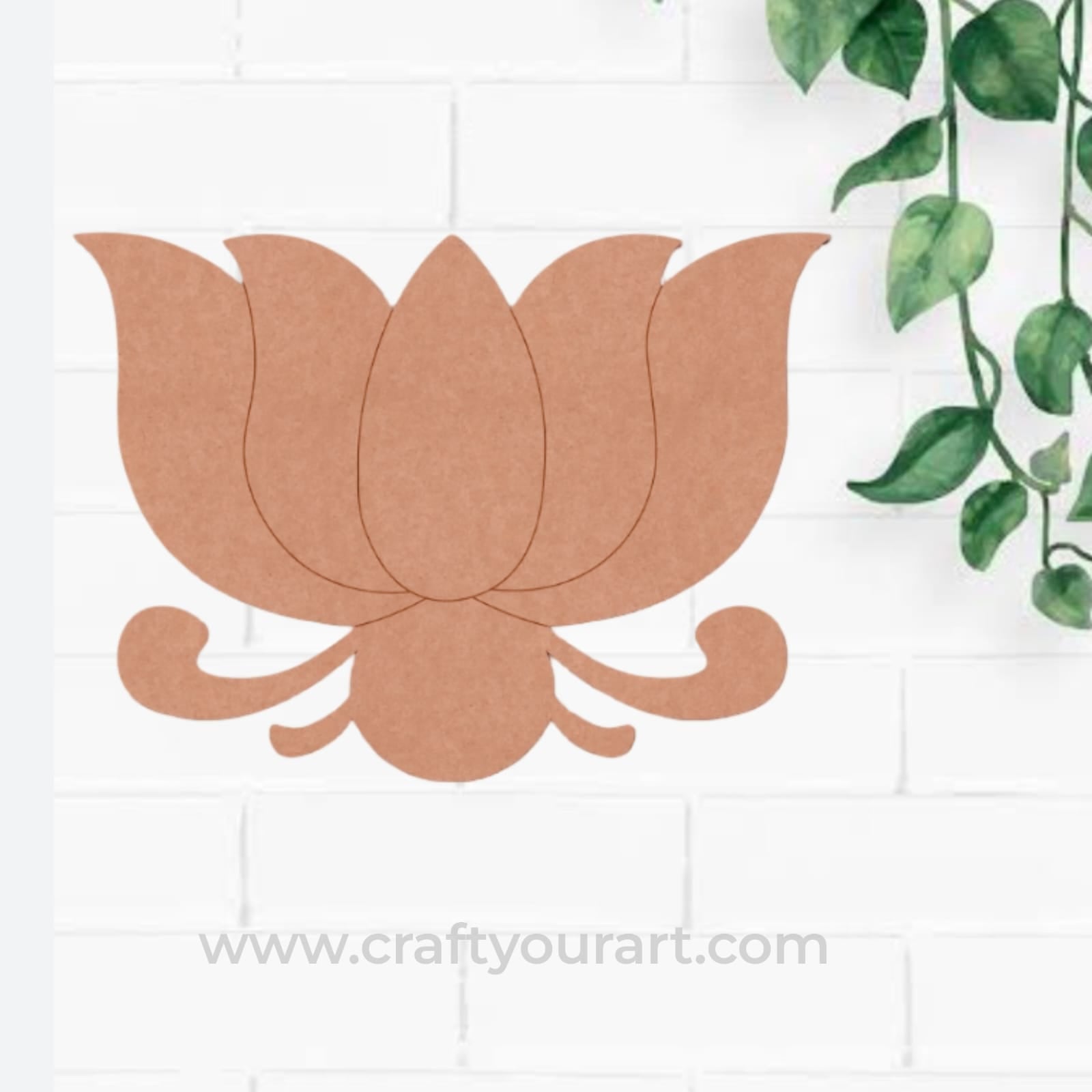 Lotus Pre Marked MDF Design 18