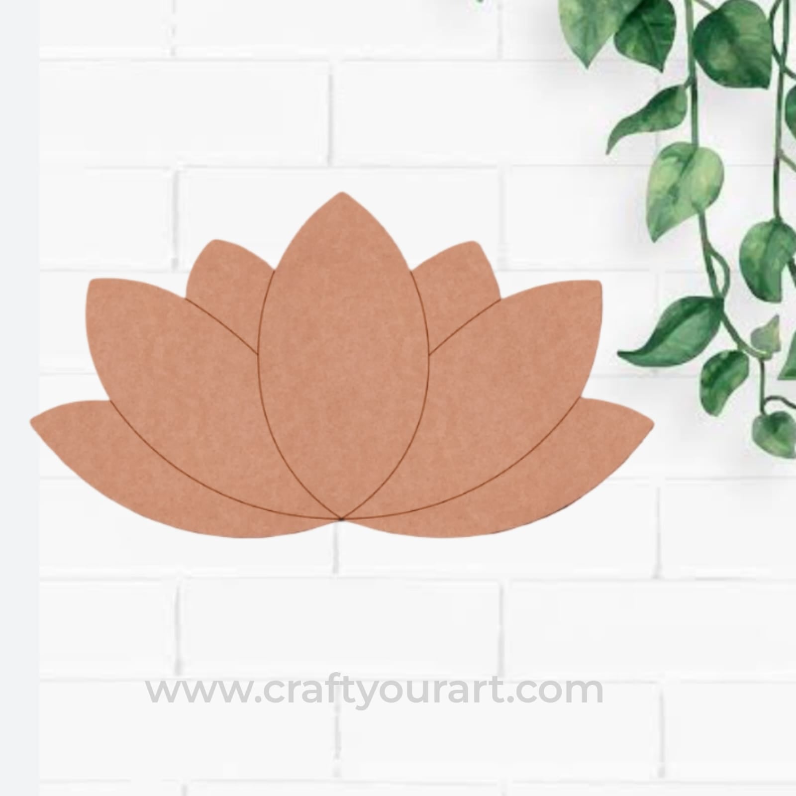 Lotus Pre Marked MDF Design 3