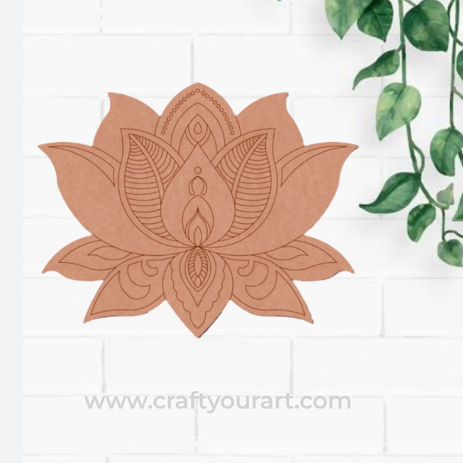 Lotus Pre Marked MDF Design 4