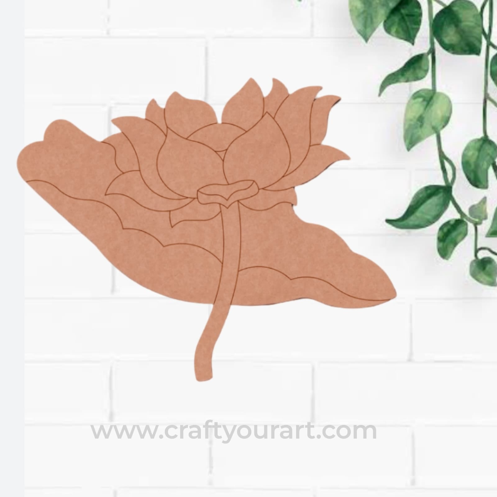 Lotus Pre Marked MDF Design 6