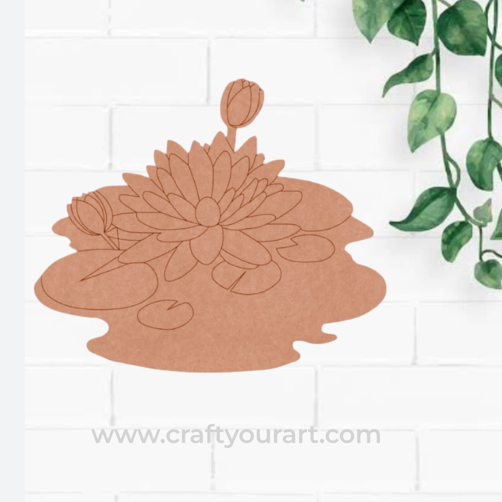 Lotus Pre Marked MDF Design 9