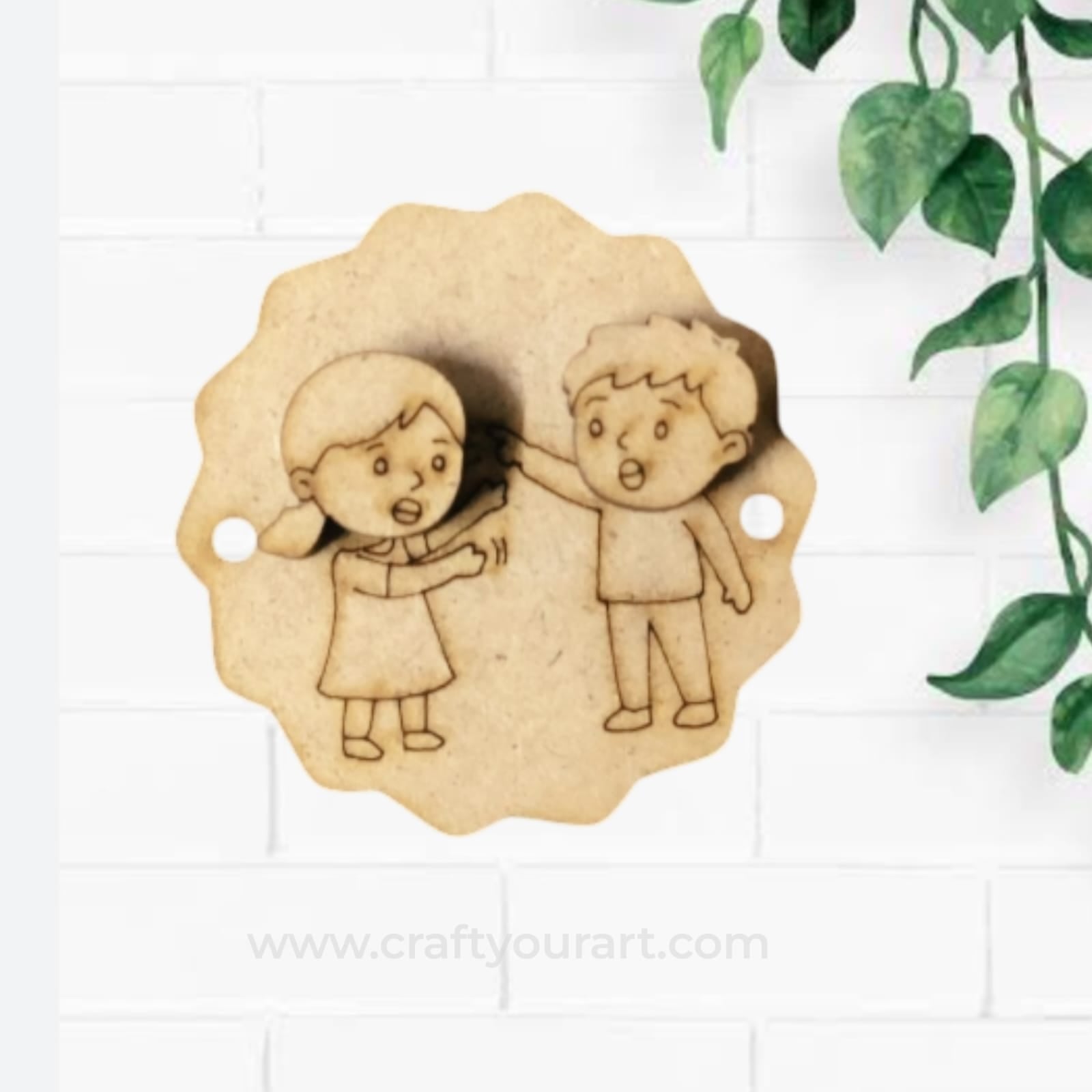 Premium MDF  Rakhi bases for DIY Rakhi making 111