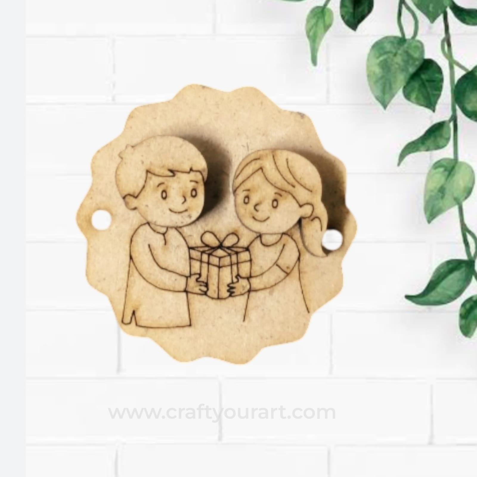 Premium MDF  Rakhi bases for DIY Rakhi making 112