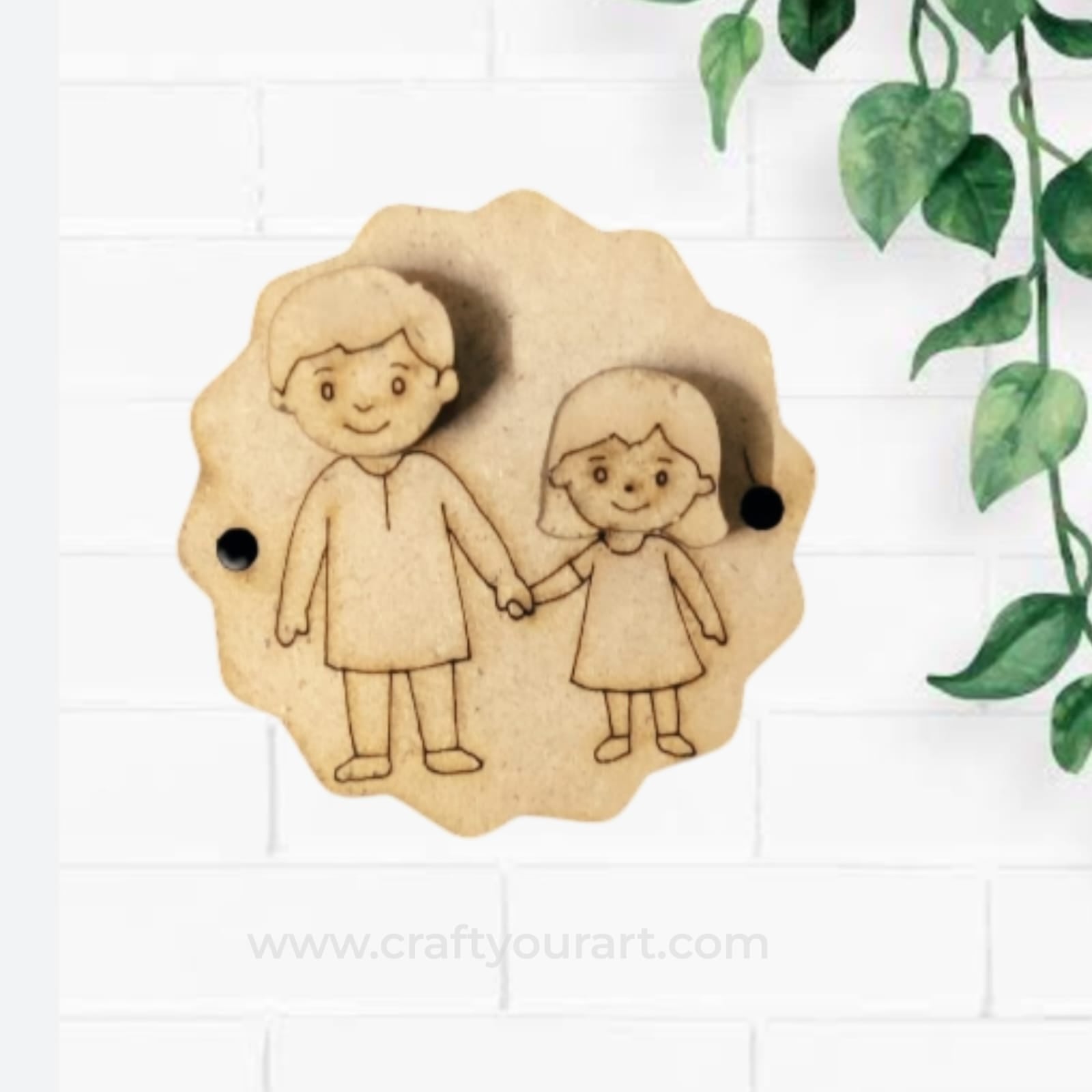Premium MDF  Rakhi bases for DIY Rakhi making 113