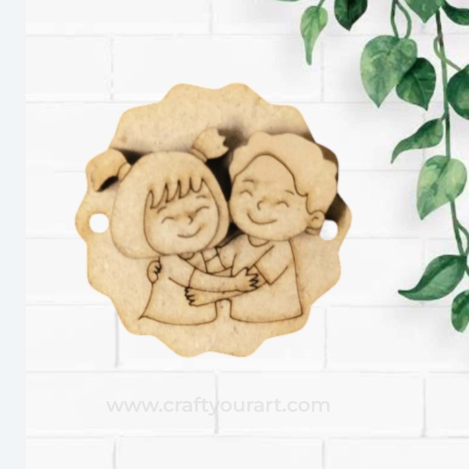 Premium MDF  Rakhi bases for DIY Rakhi making 114
