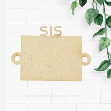 Premium MDF  Rakhi bases for DIY Rakhi making 93