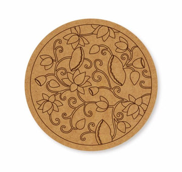Madhubani premarked Round base design 1