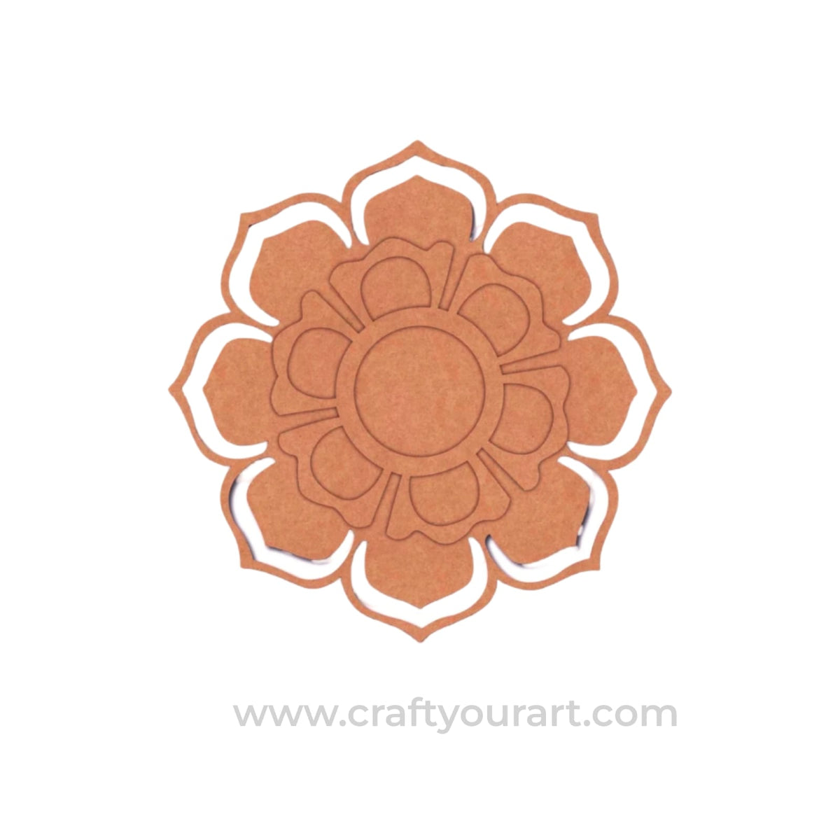 Mandala Diya Tealight Holder MDF Design 21
