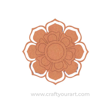 Mandala Diya Tealight Holder MDF Design 21