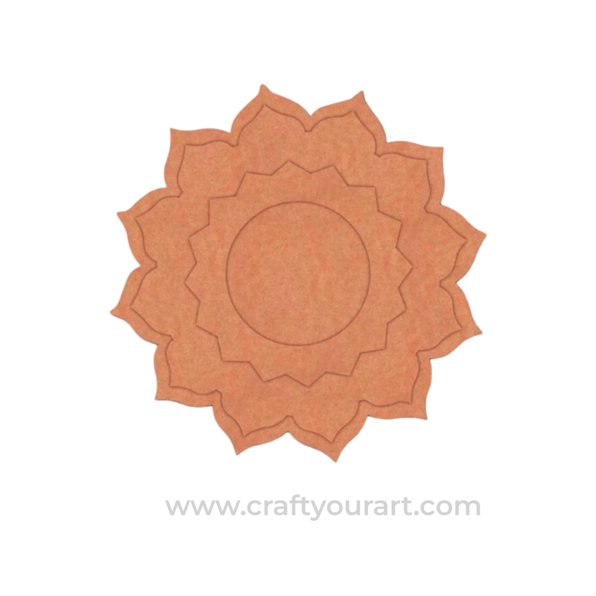 Mandala Diya Tealight Holder MDF Design 7