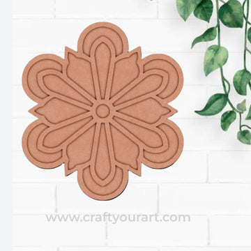 Mandala Reusable Rangoli Base MDF Design 2