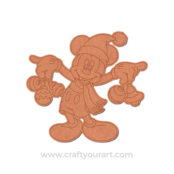 Mickey Mouse Christmas Pre Marked MDF Design 1