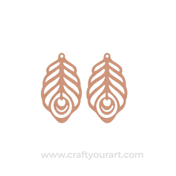 Mor Pankh Earrings MDF Design 1