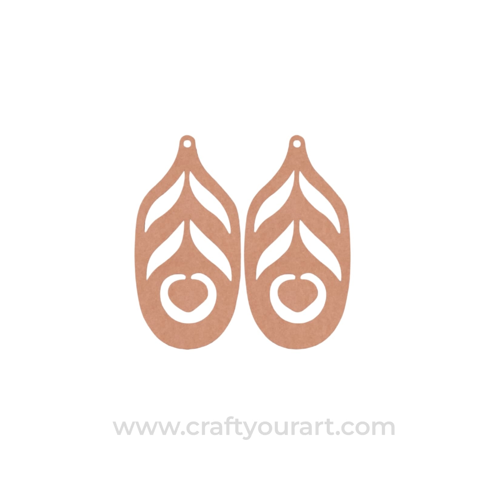 Mor Pankh Earrings MDF Design 3