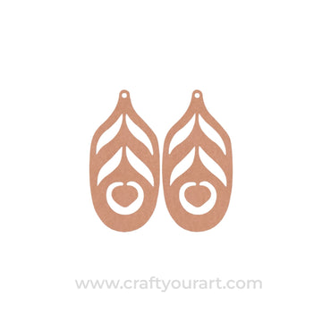 Mor Pankh Earrings MDF Design 3
