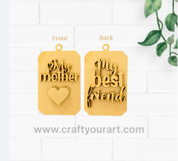 Mothers day Keychain Base Design 19