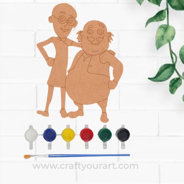 Motu Patlu Fridge Magnet DIY Kit design 7
