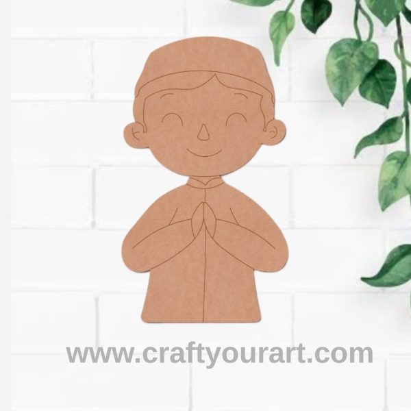 Muslim Boy Pre Marked MDF Design 7