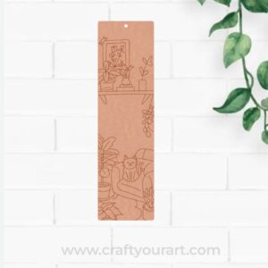 Bookmark MDF  premarked Design 51