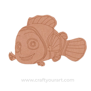 Nemo Fish Finding Nemo Cartoon Pre Marked MDF Design 1