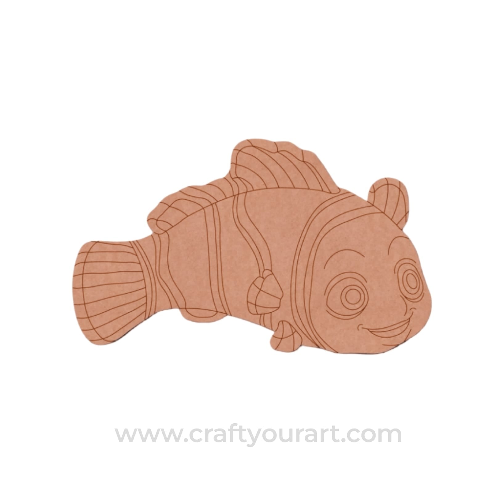 Nemo Fish Finding Nemo Cartoon Pre Marked MDF Design 2