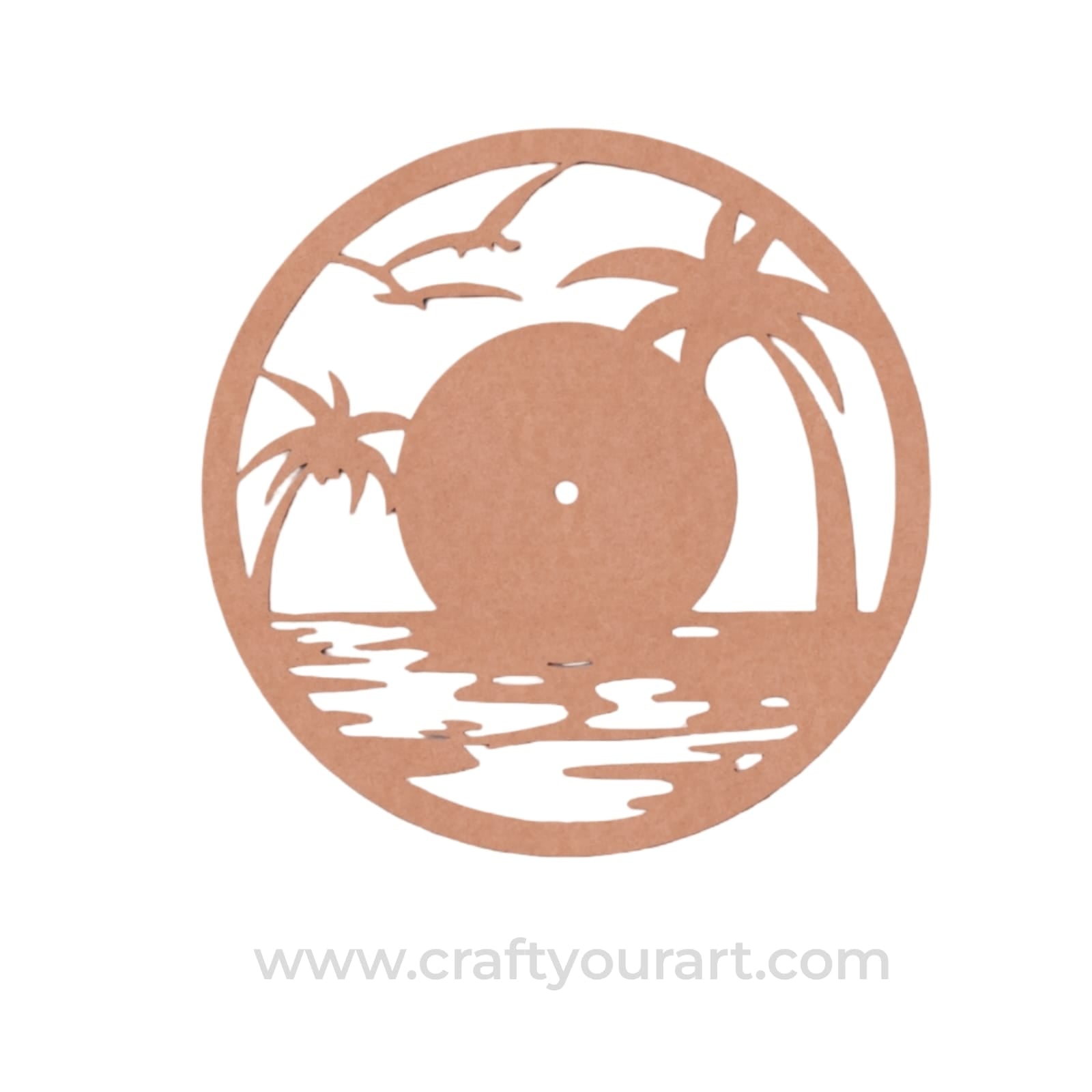 Ocean Clock Base MDF Design 1