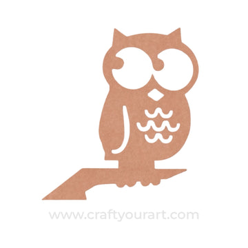 Owl Cutout MDF Design 5