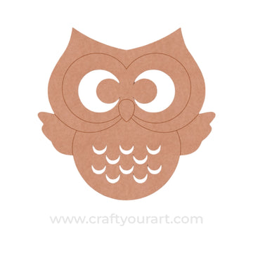Owl Pre Marked MDF Design 1