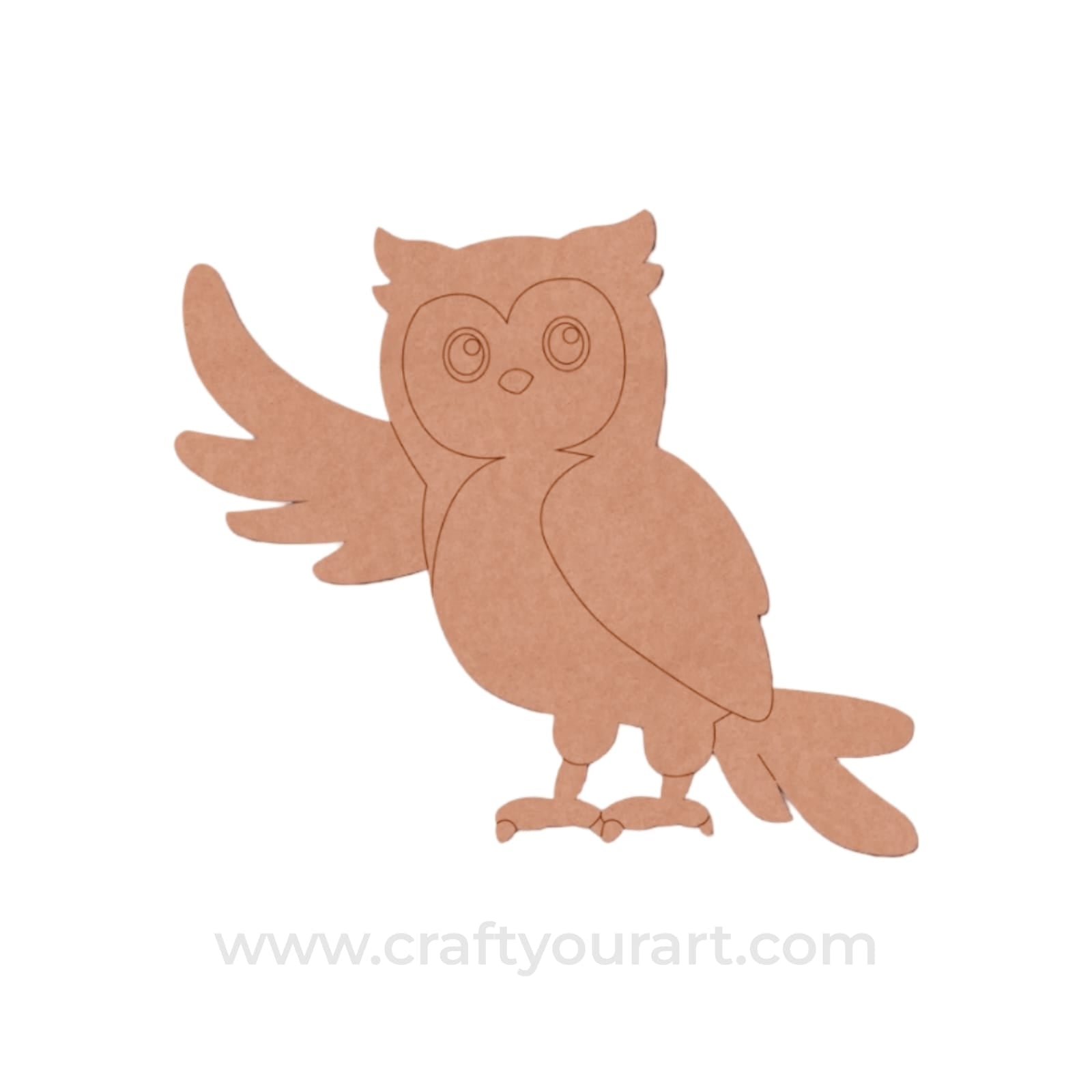 Owl Pre Marked MDF Design 10