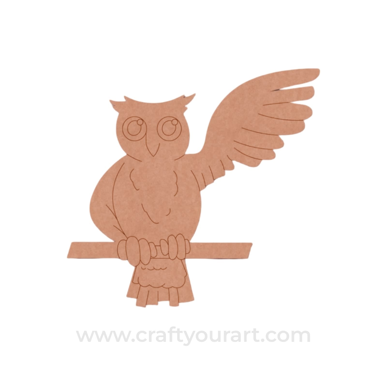 Owl Pre Marked MDF Design 11