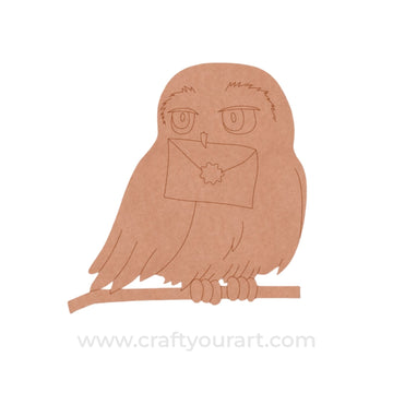 Owl Pre Marked MDF Design 12