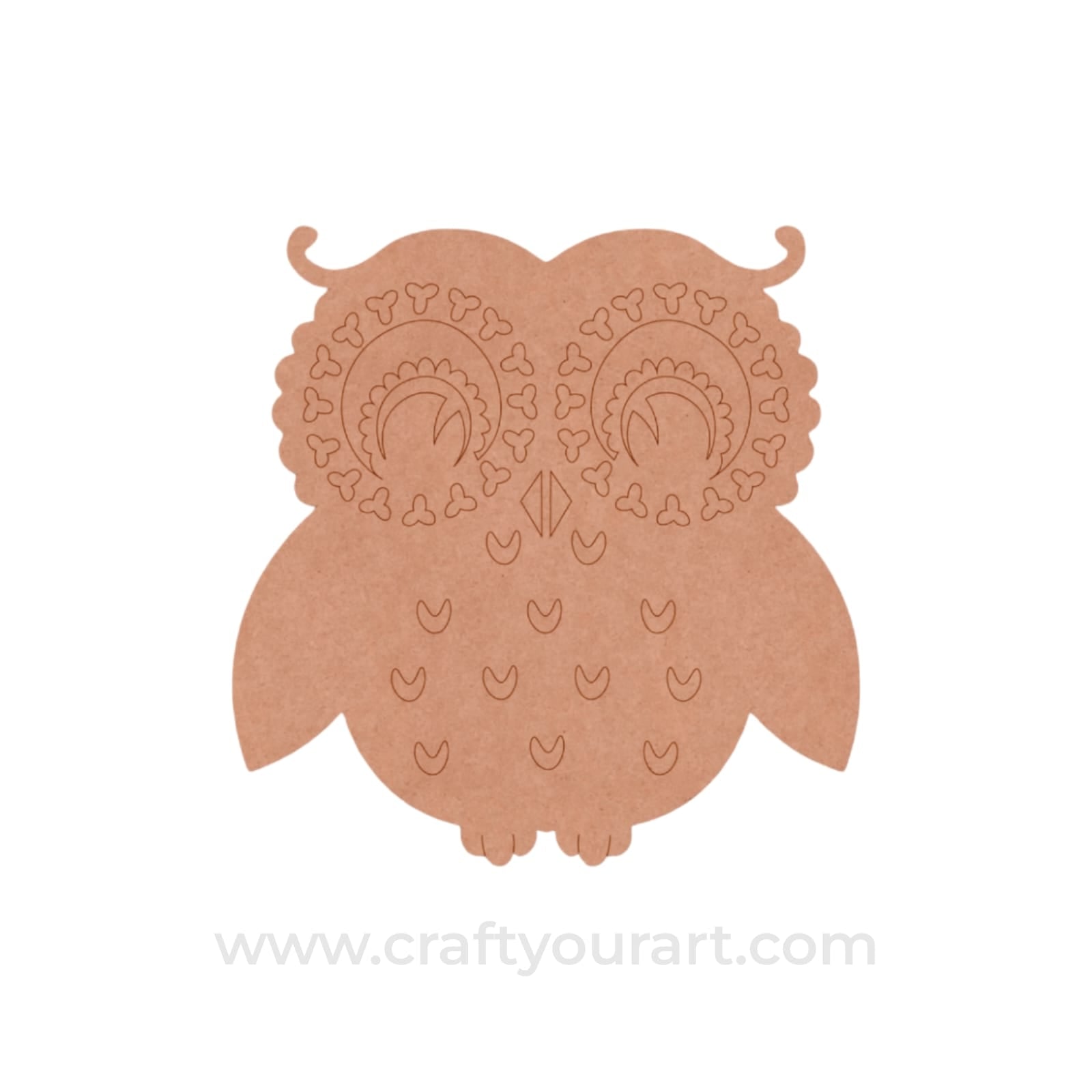 Owl Pre Marked MDF Design 13