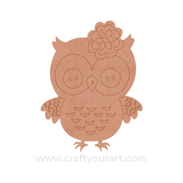 Owl Pre Marked MDF Design 14